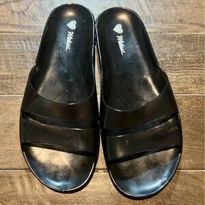 Melissa sandals black jelly slides women’s size 9